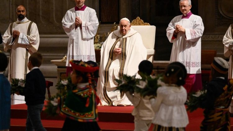 Christmas Mass during the Night in Saint Peter's Basilica