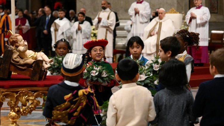 Christmas Mass during the Night in Saint Peter's Basilica
