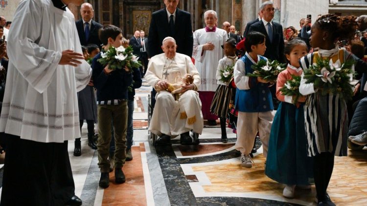 Christmas Mass during the Night in Saint Peter's Basilica