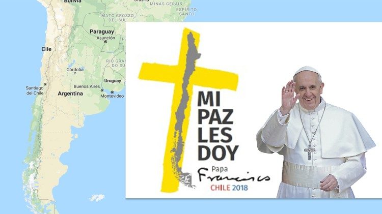 No Chile Santo Padre visitará Santiago, Temuco e Iquique