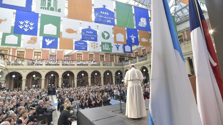 2018.01.17 Visita Pontificia Universita Cattolica del Cile  