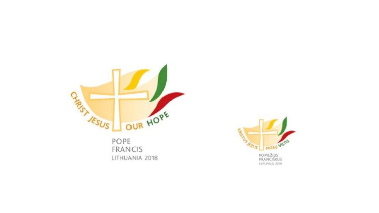 شعار الزيارة الرسولية إلى ليتوانيا أيلول سبتمبر 2018