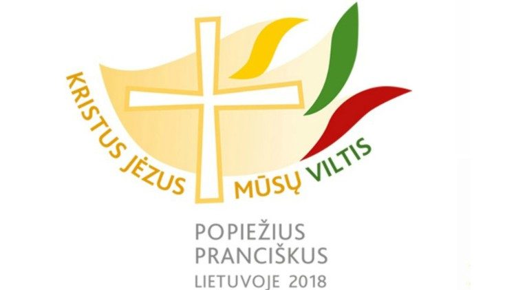 Popiežiaus vizito Lietuvoje logotipas 