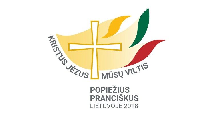 Логотип апостольского визита Папы Франциска в Литовскую Республику