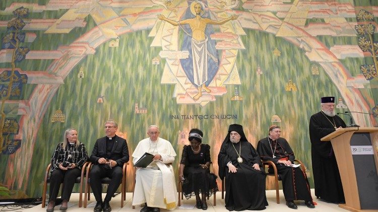 2018.06.21- Papa Francesco -Incontro-ecumenico-nel-Centro-Ecumenico-WCC a Ginevra