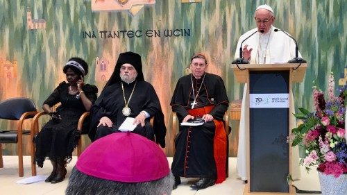 Le Pape à Genève: les Églises doivent assumer «un nouvel élan évangélisateur»