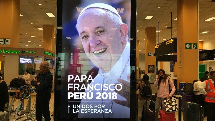 Bem-vindo Papa Francisco ao Peru