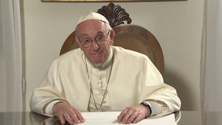 Papst Franziskus freut sich auf Peru und Chile - ein Ausschnitt aus der Videobotschaft