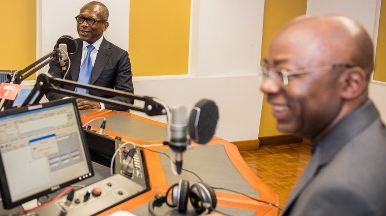 2018.05.18 Président du Bénin Patrice Talon à Radio Vatican