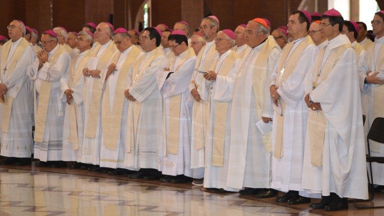 Bispos reunidos em Aparecida em 2019 (arquivo)