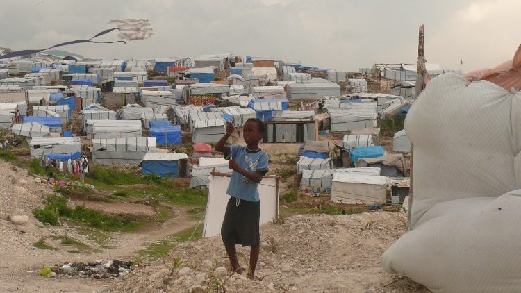 Tendopoli ad Haiti