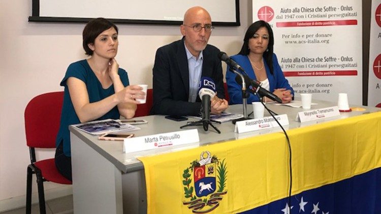 Pressekonferenz zu Venezuela von Kirche in Not in Rom