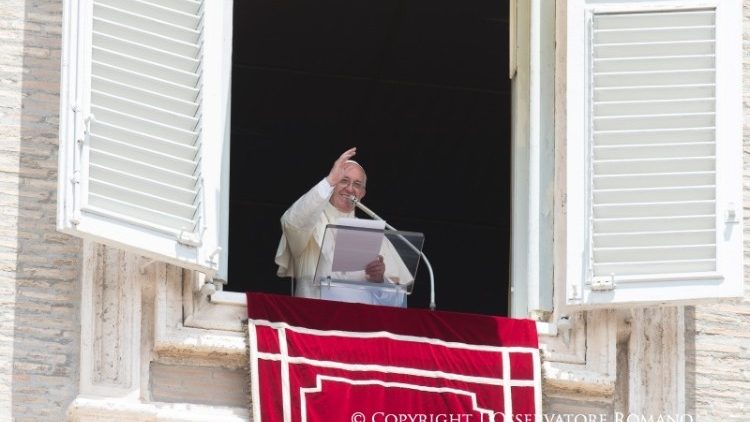 Der Papst beim Angelusgebet
