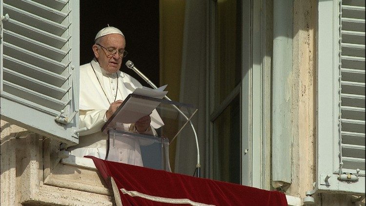 Pope Francis prays the Angelus on the Solemnity of the Immaculate Conception
