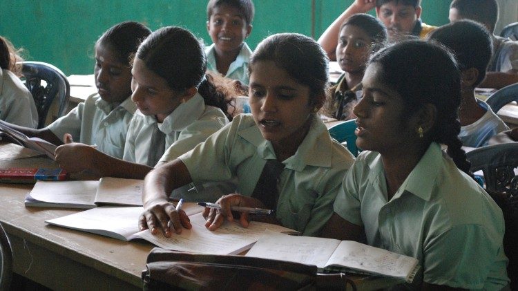 Une école au Sri Lanka.