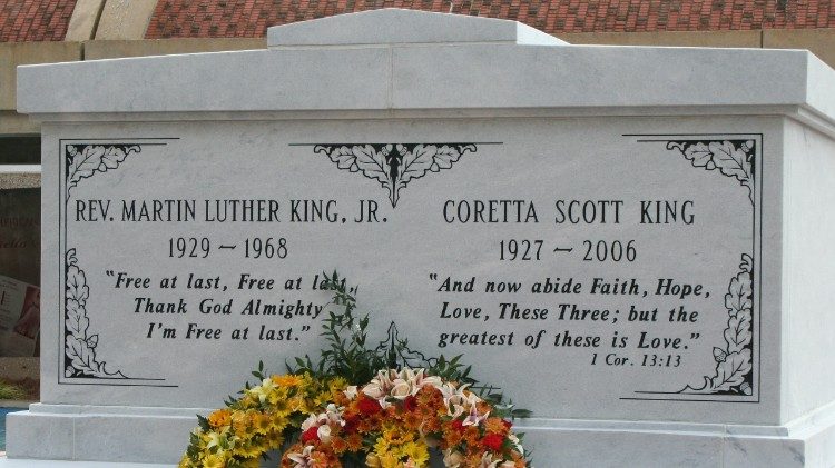 La tomba di Martin Luther King e di Coretta King