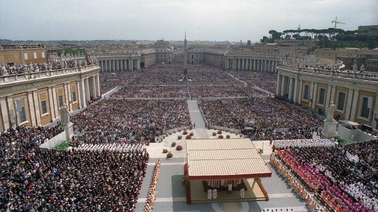 Celebrazione in Piazza San Pietro