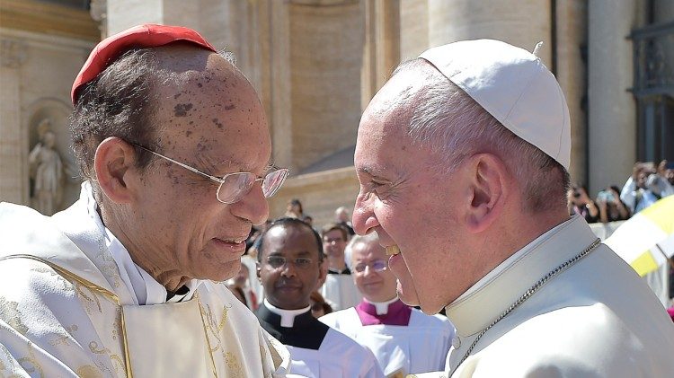 Kardinal Gracias och påven