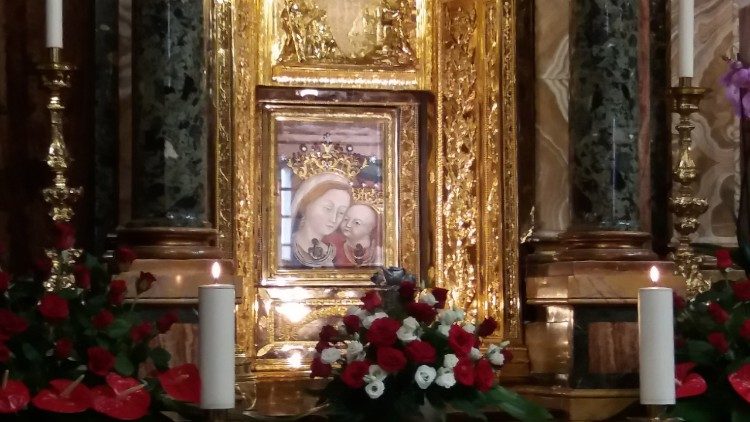 2018-05-28 Pellegrinaggio albanesi a Genazzano - la Madonna del Buon Consiglio