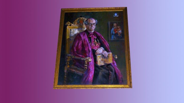Retrato de dom Domingos de Pinho Brandão, bispo auxiliar do Porto de 1972-88 