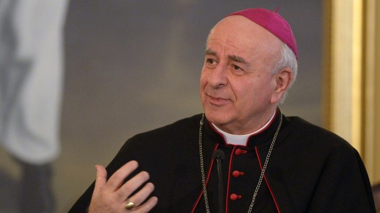 Mgr Vincenzo Paglia, grand-chancelier de l'Institut Jean-Paul II.