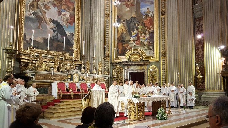 Apertura dell´Anno Giubilare Aloisiano 450 dalla nascita di San Luigi Aloysius Gonzaga, nella Chiesa di Sant´Ignazio, Roma