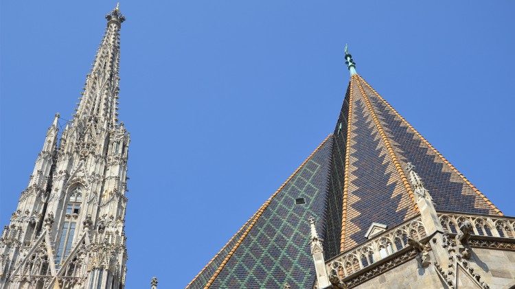 Blick auf den Stephansdom in Wien