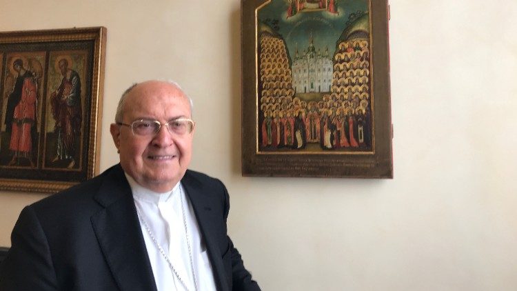 Kardinal Leonardo Sandri, Präfekt der Ostkirchenkongregation und Präsident der ROACO