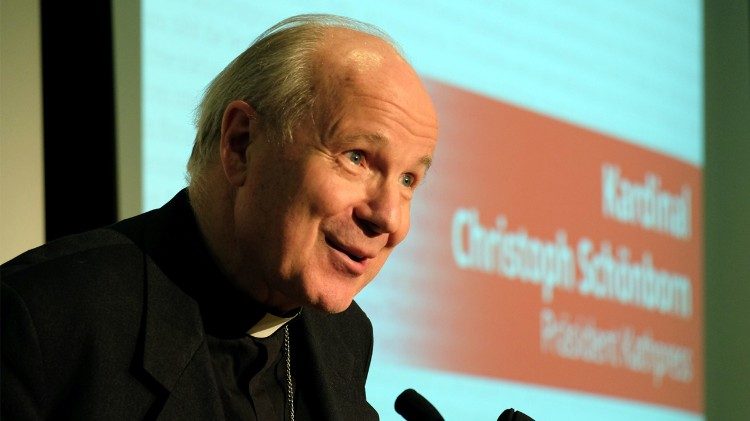 Archivbild 2017: Kardinal Schönborn auf einer Pressekonferenz