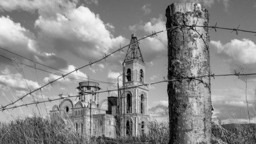 Russland: Einweihung einer orthodoxen Kirchenjurte 