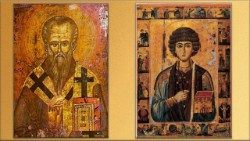 San Pantaleone Medico e martire.jpg e san Clement of Ohrid AEM.jpg