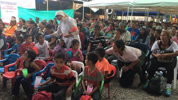 Izbjeglice iz Venezuele u kolumbijskoj biskupiji Cúcuti