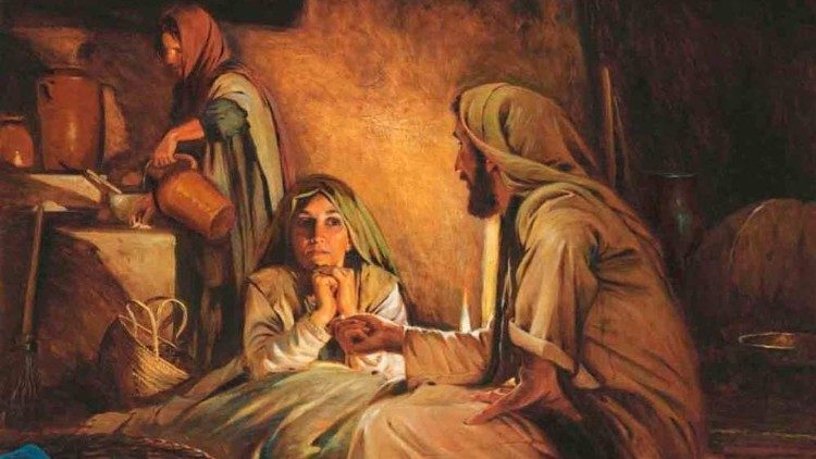 Jezus z siostrami z Betanii