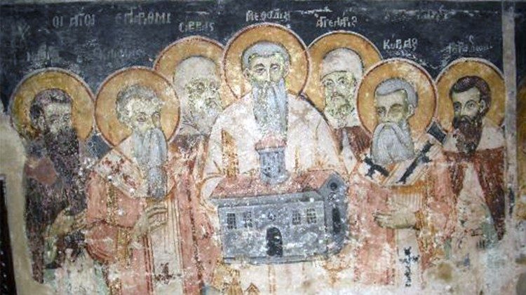 Immagine di Monastero di San Naum, Ohrid: affreschi chiesa monastero San Pantaleone
