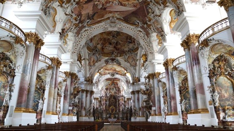 Abbaye baroque de Zwiefalten dans le Land du Bade-Würtemberg au sud de l'Allemagne. 