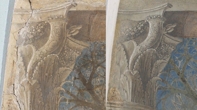 Restaurato l'affresco della Resurrezione di Piero della Francesca a Sansepolcro. Dettaglio