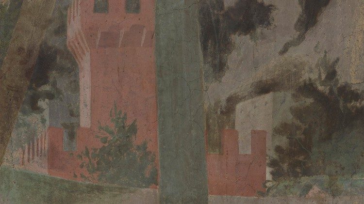 Restaurato l'affresco della Resurrezione di Piero della Francesca a Sansepolcro. Dettaglio