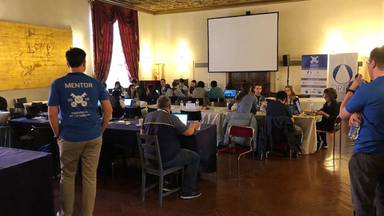 Participants in the Vatican Hackathon