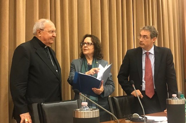 Le cardinal Sandri lors du symposium organisé à l'Université de la Sainte-Croix à Rome, ce lundi 25 juin 