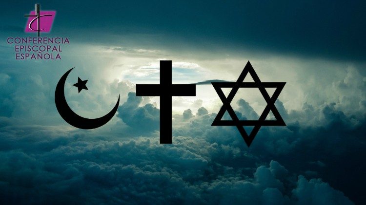 Simboli di ebraismo, cristianesimo e islam