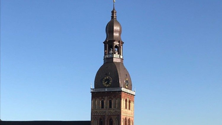 Kirchturm in Riga
