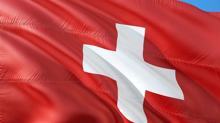 Le drapeau suisse. 