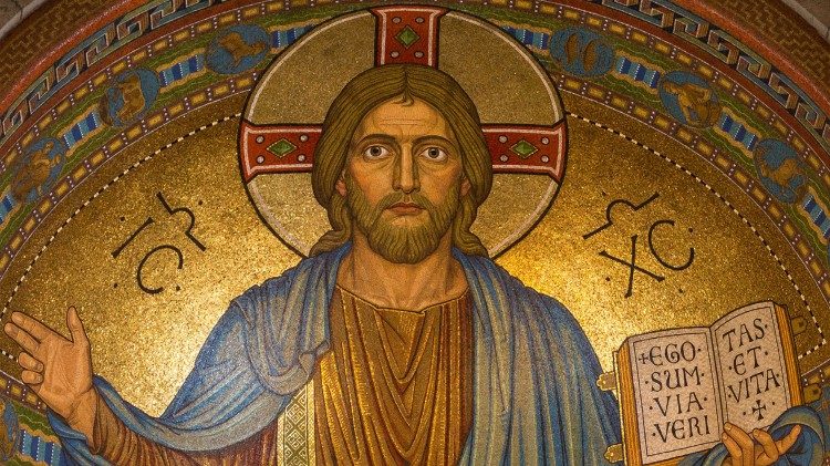 Cristo risorto mosaico