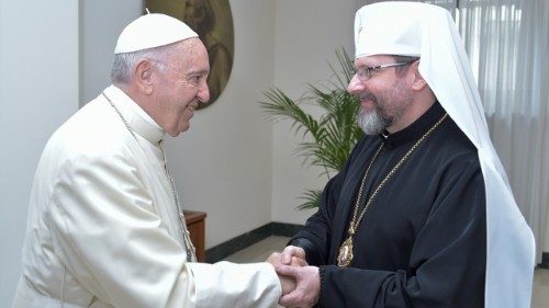 A Igreja Greco-católica ucraniana encontra o Papa no Vaticano