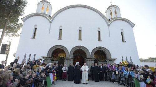 La visita di Papa Francesco alla comunità greco cattolica ucraina di Roma