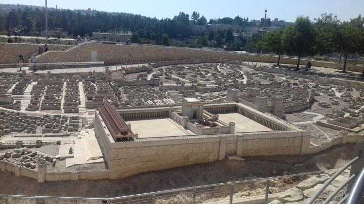 Храм, воздвигнутый в Иерусалиме Соломоном (макет)