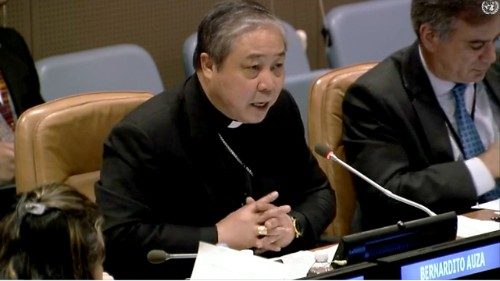Arzobispo Auza: “Los DD.HH. son la máxima expresión de nuestra conciencia humana”
