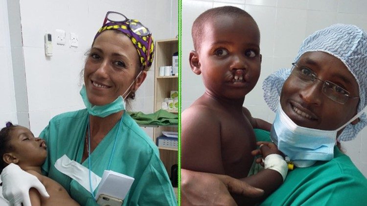 意大利公益组织“让孩子们笑起来”的医生在索马里服务