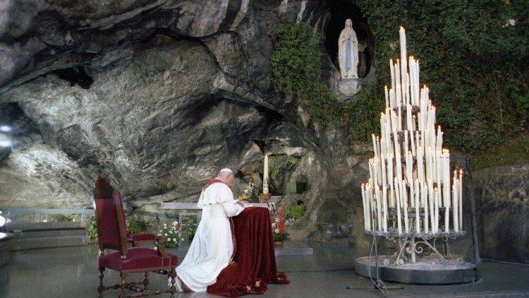 Sveti papa Ivan Pavao II. u Lourdesu 1983. godine