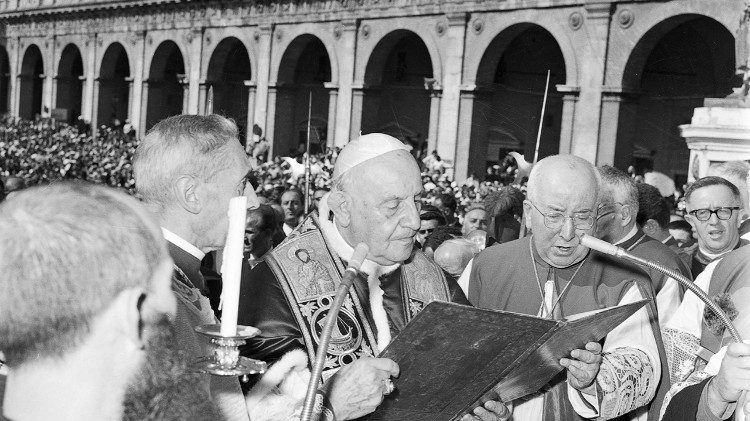 Johannes XXIII. in Assisi